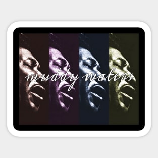 Muddy waters face Sticker